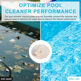 FIX ZHANG skimmer plate fits standard baskets, supporting steady water flow.