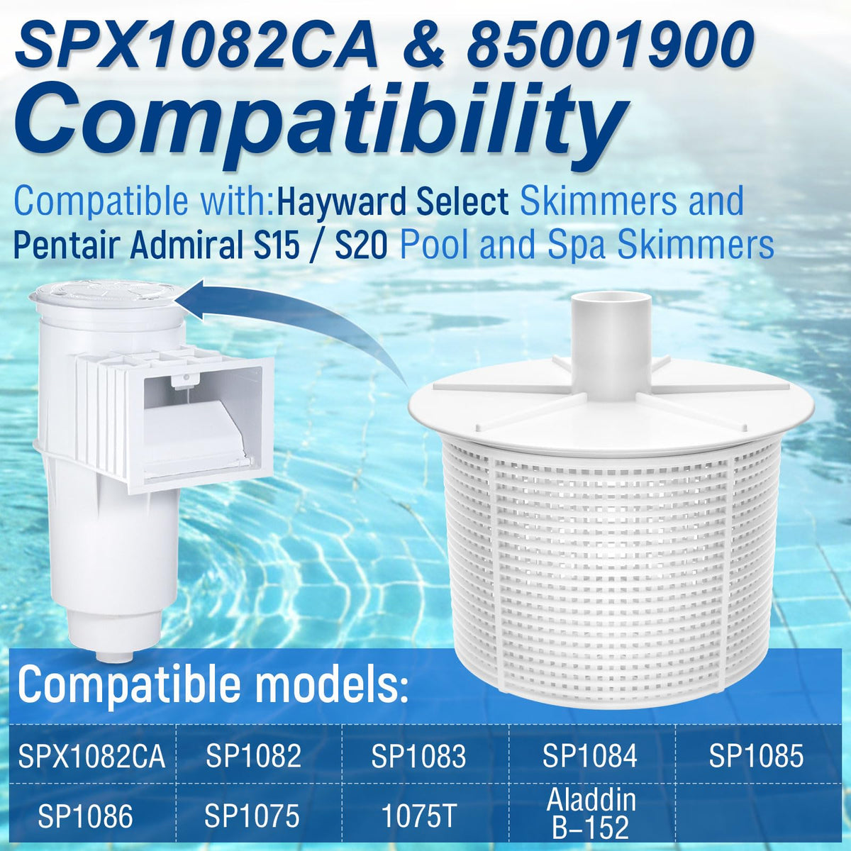 FIX ZHANG skimmer kit compatibility with Hayward and Pentair systems