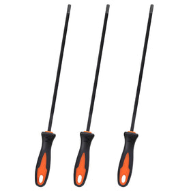 FixBear chain file 3-pack for quick on-site sharpening and smoother cuts.