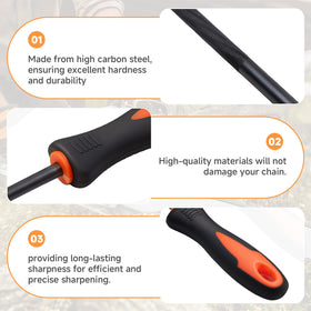 Husqvarna 3/8 inch chains compatibility for versatile maintenance.