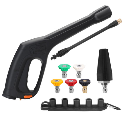 FIXFANS pressure-washer gun kit shown for versatile outdoor cleaning and control