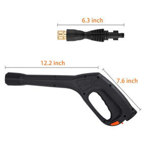 FIXFANS 1/4-inch quick-connect adapter speeds hose setup.