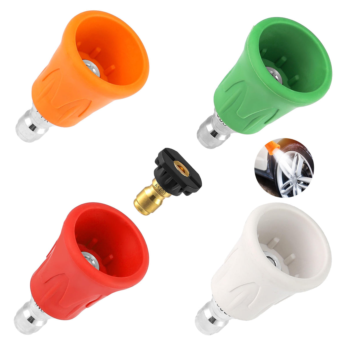 FIXFANS soap mode angle nozzle for foaming and gentle cleaning.