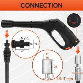 FIXFANS turbo nozzle 25-degree delivers pinpoint grime removal