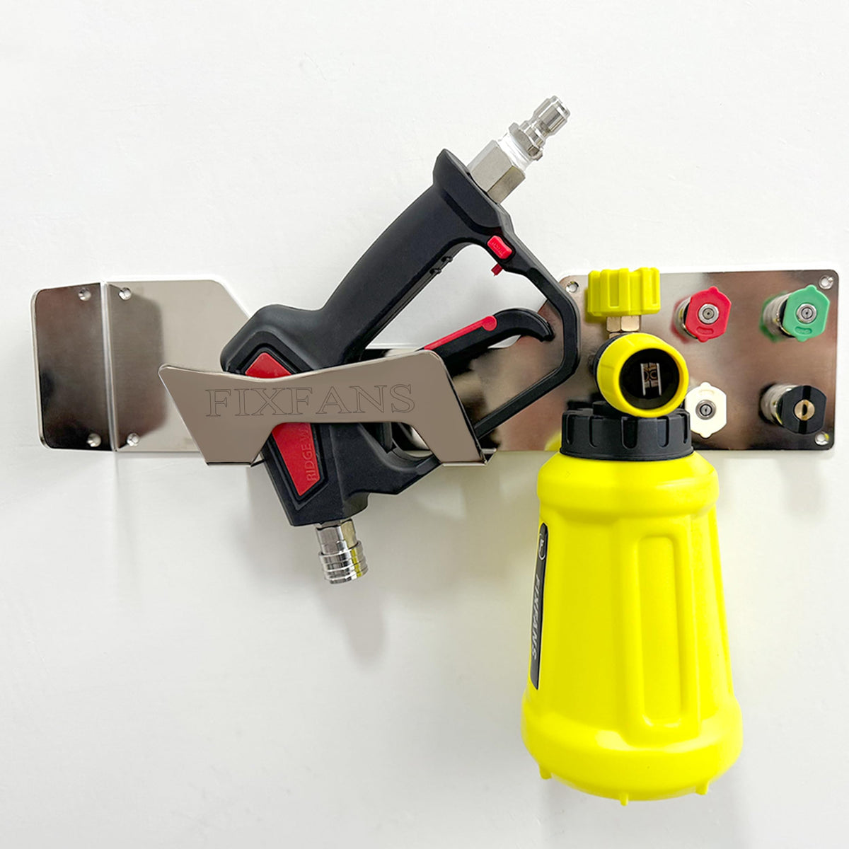 FIXFANS wall-mounted design provides sturdy, space-saving organization