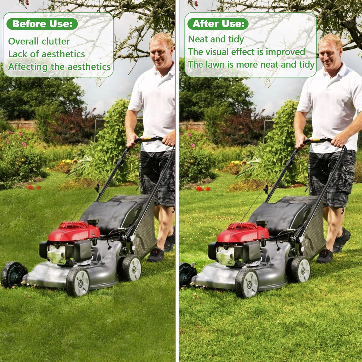 FixIdea drive belt for Honda HRN216VLAA, heat resistant view, withstands hot mowing sessions.
