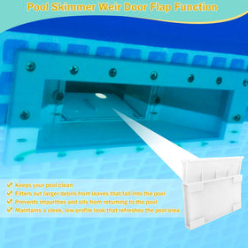 Low-profile FixIdea design enhances pool edge aesthetics.