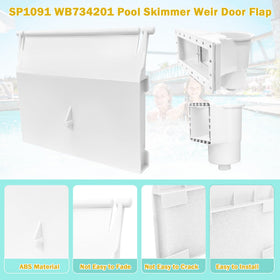 Close-up of FixIdea durable plastic for outdoor pool use.