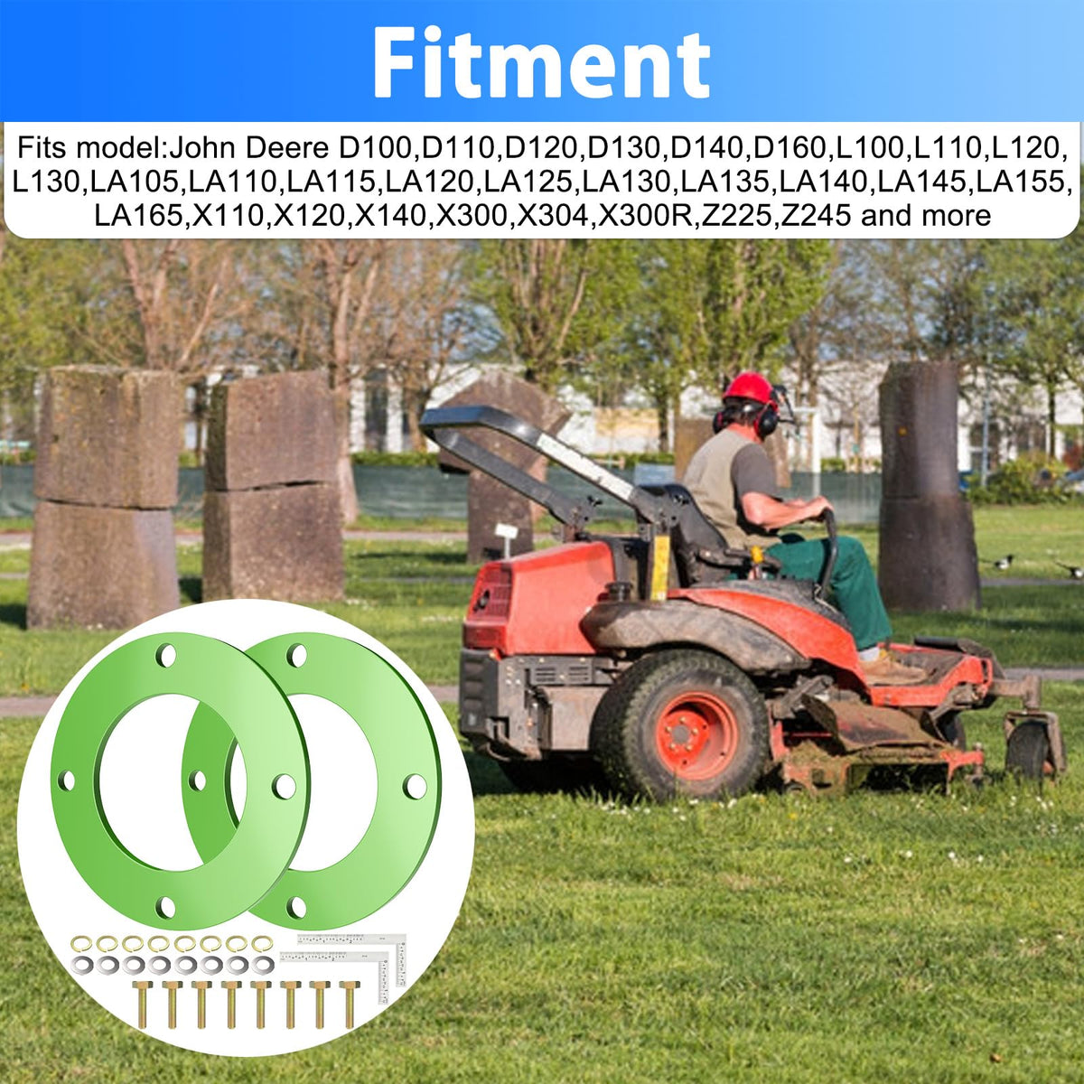 Easy installation promotes quick maintenance and extended mower life