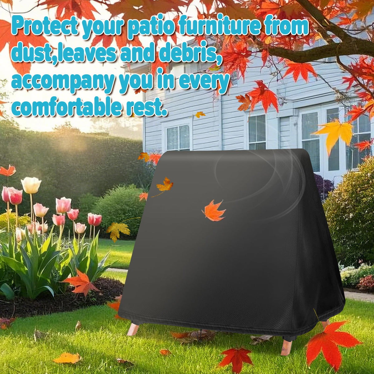 Sun-protection layer on Fizentia Swing Cover shields swing surfaces from sun damage
