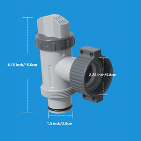 FizzCove plunger valve O-rings close-up ensuring a watertight seal