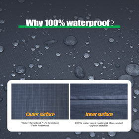 All-season protection by F&J Outdoors guards against sun, rain, snow, and dirt.