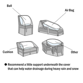 F&J Outdoors cushion protection keeps outdoor furniture looking fresh