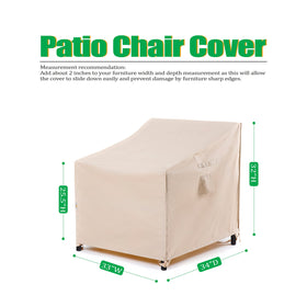 F&J Outdoors rip-stop fabric protects chairs from rips during windy days