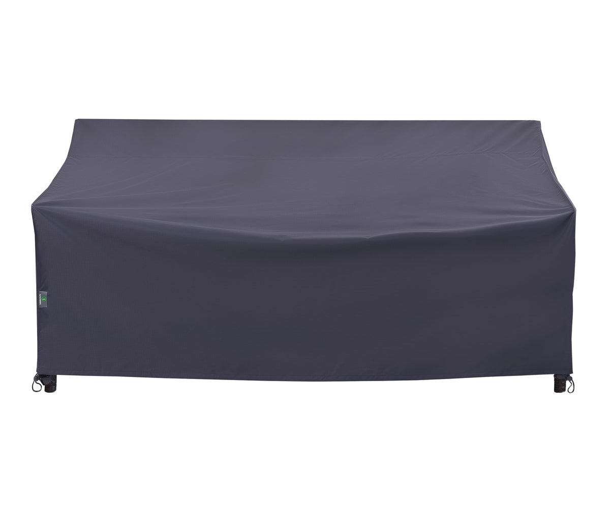 F&J Outdoors patio loveseat cover with rip-stop fabric protecting cushions from wear