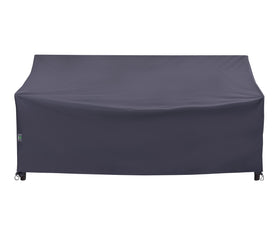 F&J Outdoors patio loveseat cover with rip-stop fabric protecting cushions from wear