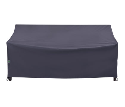 F&J Outdoors patio loveseat cover with rip-stop fabric protecting cushions from wear
