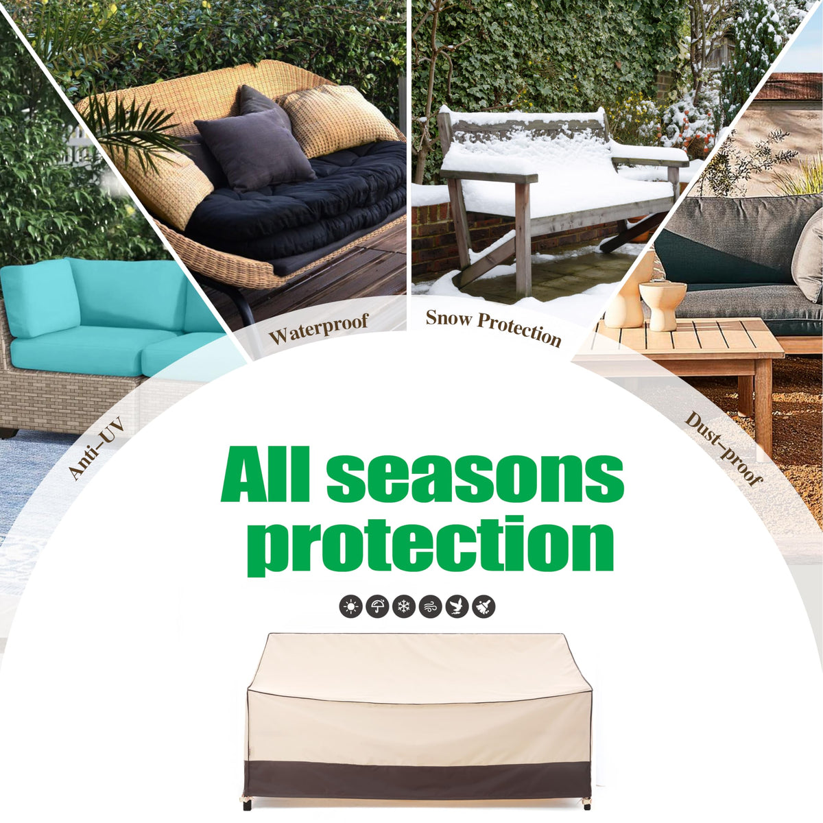 F&J Outdoors protects against pollen and bird droppings to keep textiles clean.
