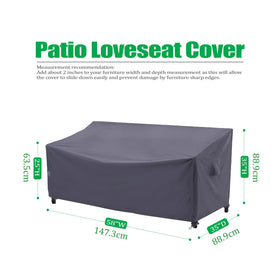 F&J Outdoors waterproof UV-resistant fabric protects cushions from rain and sun.