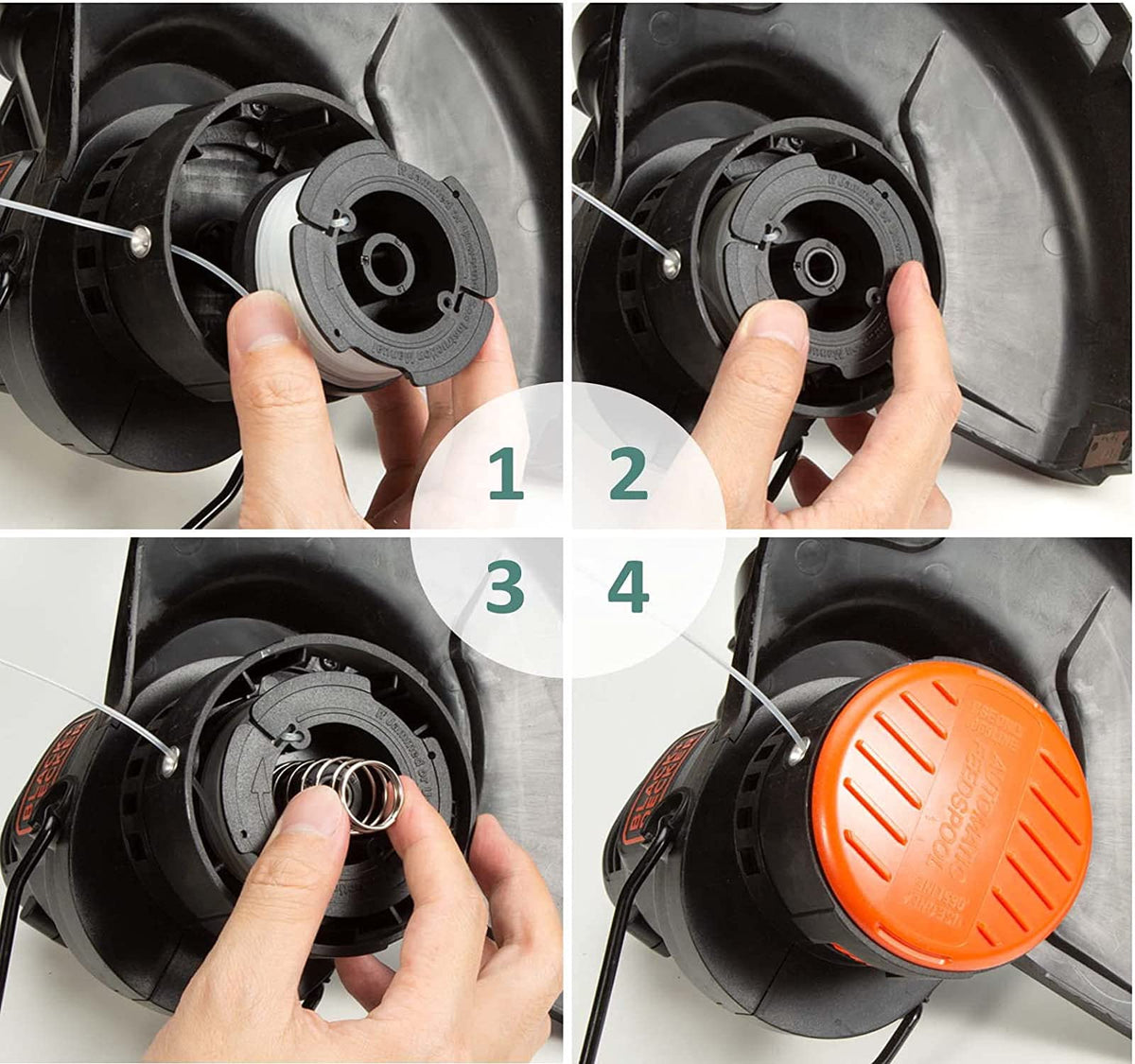AF-100 spool compatible with Black+Decker weed eaters
