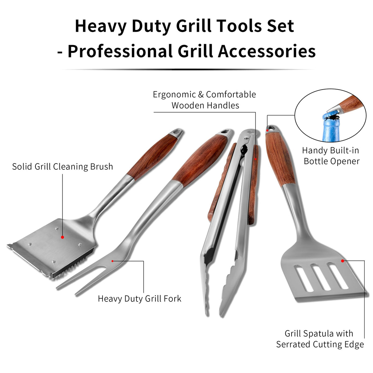 FJNATINH outdoor grilling scene with complete set in action