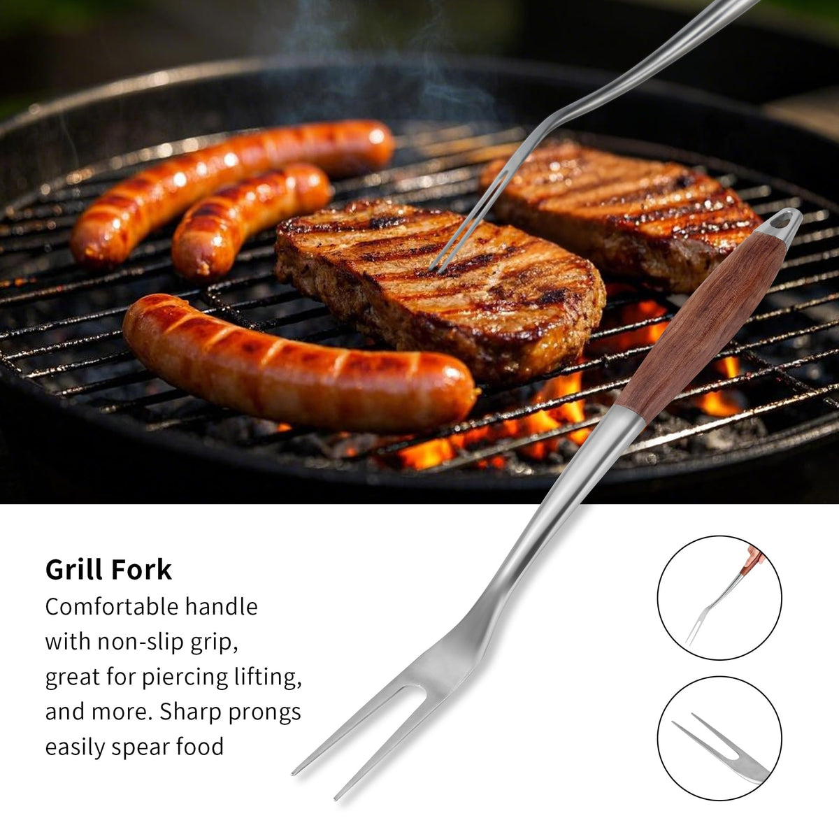 FJNATINH spatula with serrated edge for precise cutting