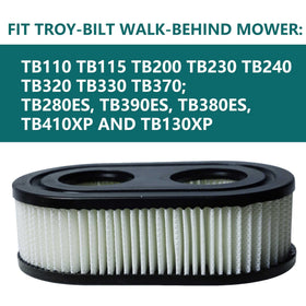 FJSaDobo air filter for Troy-Bilt TB320 TB370 enhances dust separation and reliability.