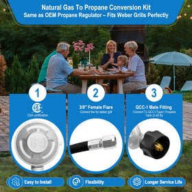 Compatible with Weber Genesis and Spirit II lines