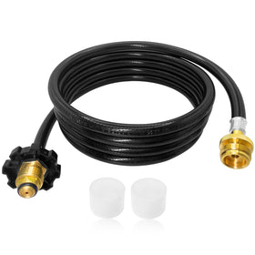 FJXBYWM F273704 10ft propane hose ends provide secure, leak-free connections for heaters.