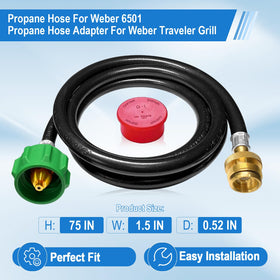 FJXBYWM propane hose compatible with Coleman stoves for versatile outdoor cooking
