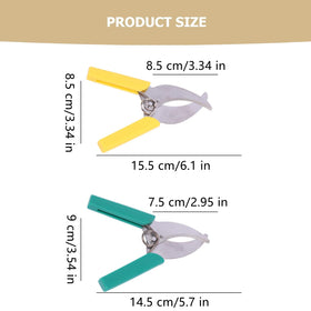 FJYXCHENXM girdling scissors non-serrated green head for clean cuts in pruning.