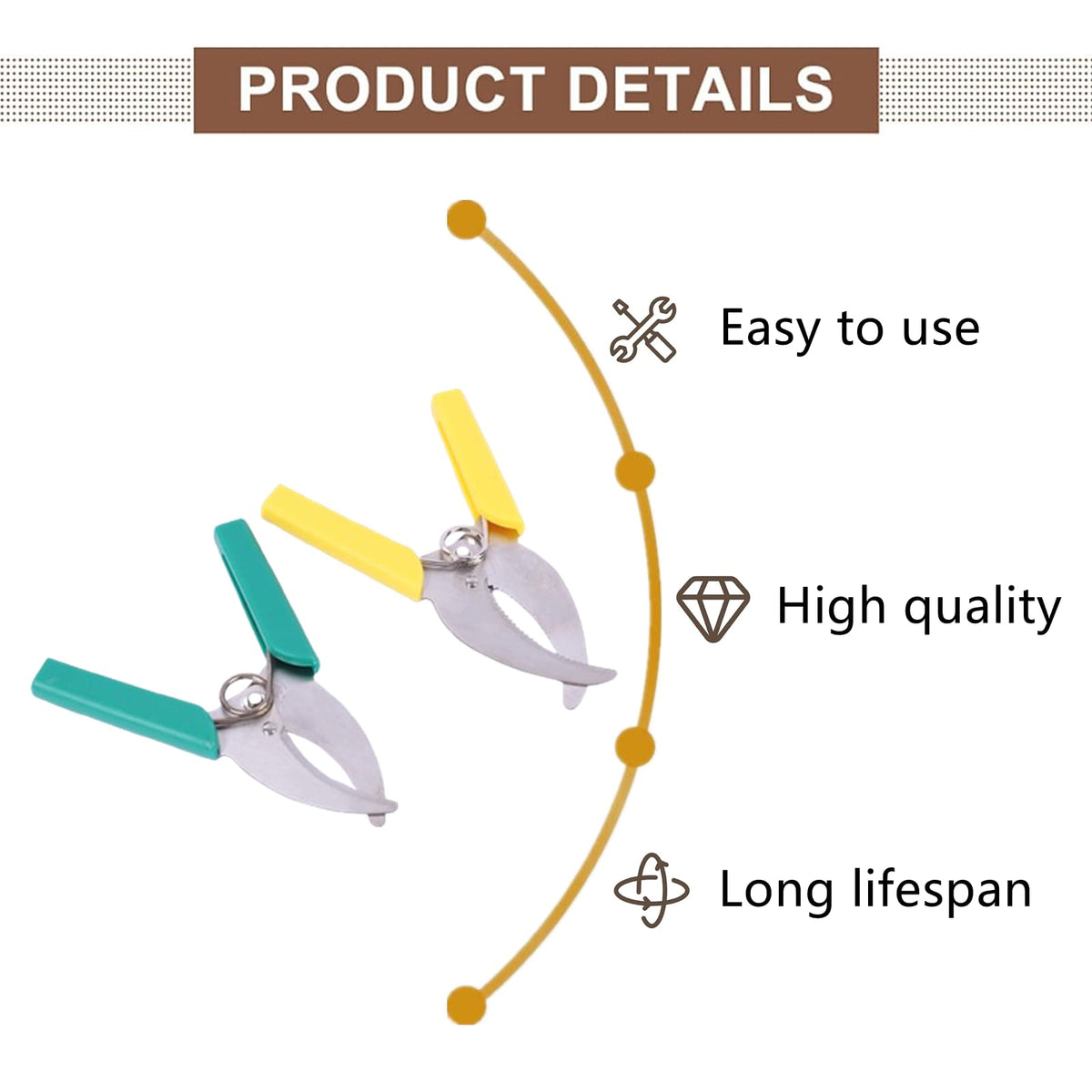 FJYXCHENXM girdling tool with ergonomic handle for comfortable long use.