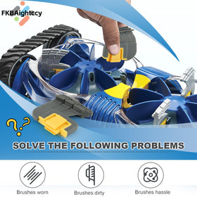 FKBAightccy R0714400 brushes for MX8 Elite deliver thorough dirt loosening