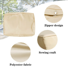 FKSLIFE cushion cover with reinforced stitching for durability outdoors