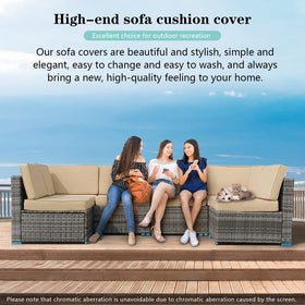 FKSLIFE cushion slipcover with zipper design for secure changes
