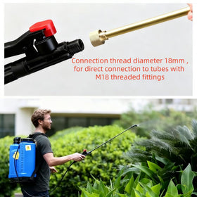 FKUMLUN 18mm thread connector ensures quick tube compatibility.