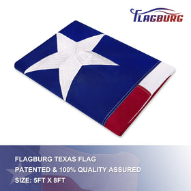 FLAGBURG Texas flag canvas header reinforcing outdoor durability
