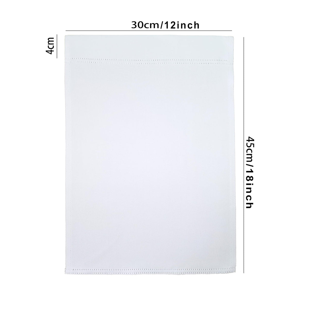 FLAGLINK double-sided garden flag shows from both sides for enhanced visibility