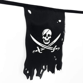 Flaglink double-sided polyester pirate flags; long-lasting and easy to store