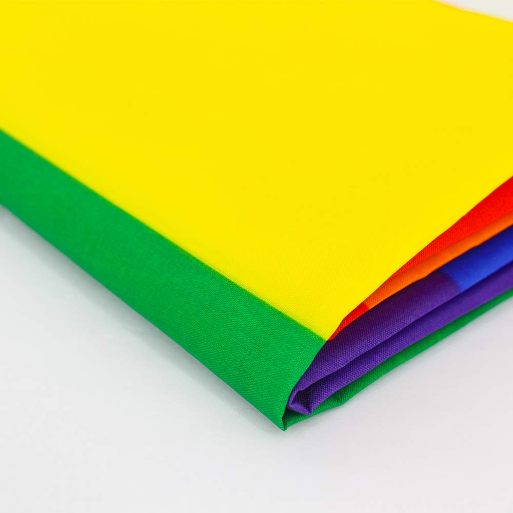 Flaglink double stitched pride flag ideal for outdoor use