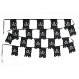Flaglink Jack Rackham Flag Set – 20 Jolly Roger Flags on 30-Foot Line