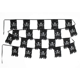 Flaglink Jolly Roger flag set of 20 on line for outdoor nautical decor