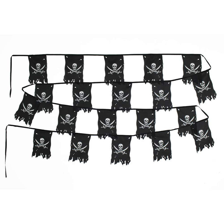 Flaglink Jolly Roger flag set of 20 on line for outdoor nautical decor