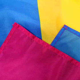 FLAGLINK Pansexual Flag ideal for outdoor displays at events and homes.