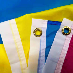 FLAGLINK Pansexual Flag colors stay bright due to UV-resistant dye.