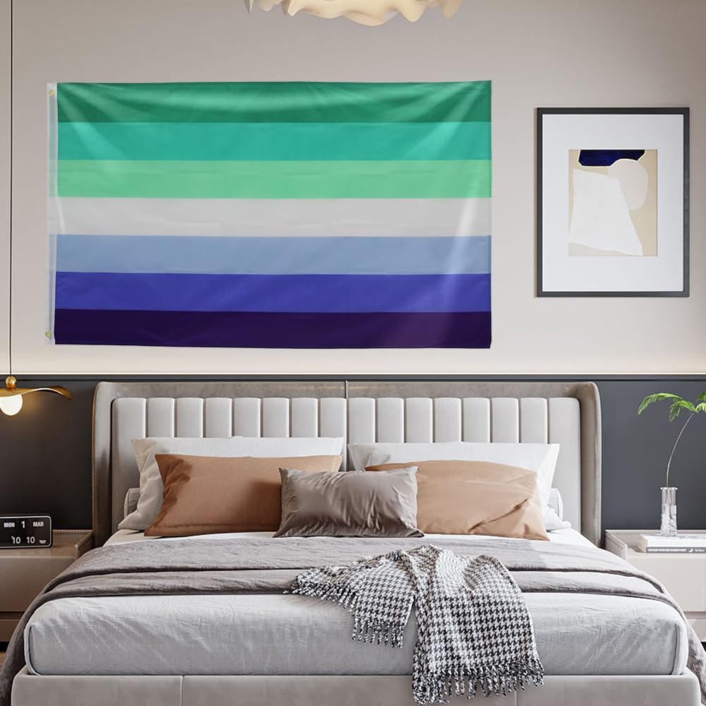 FlagLink Vincian Pride Flag packaging and hardware for setup