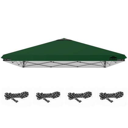 Flagly 10x10ft canopy top with air vent improves airflow during outdoor events.