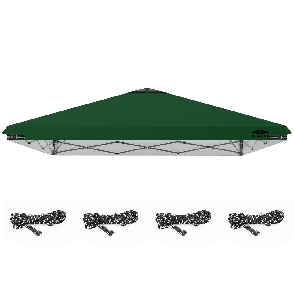Flagly 10x10ft canopy top with air vent improves airflow during outdoor events.