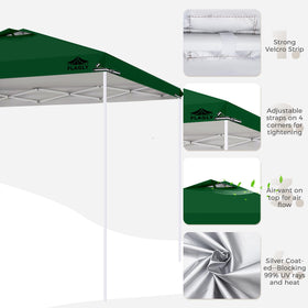 Flagly replacement top fits straight-leg frames like Master, CROWN, EZUP, Everbilt.