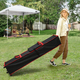 FLAGLY bottom wheels and reinforced pads endure outdoor use.
